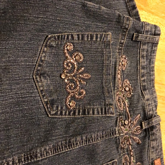 Ladies Denim Maxi Skirt - Picture 5 of 8